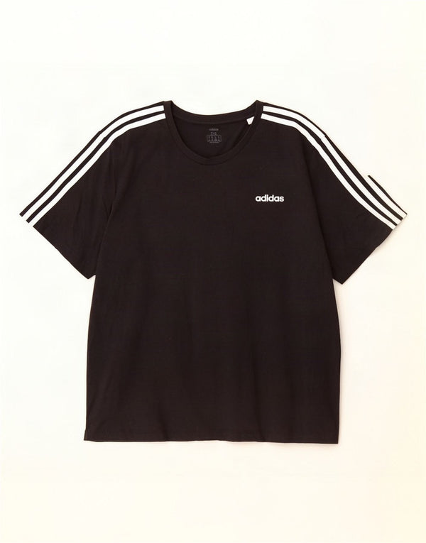 Ανδρικό T-Shirt Adidas Top 3XL Μαύρο