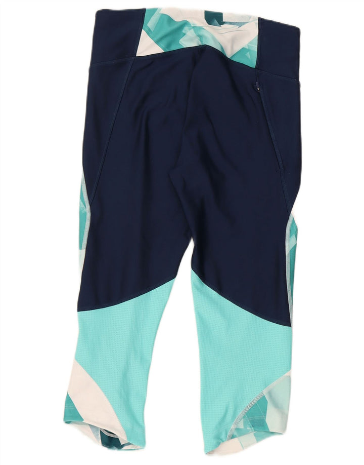 Under Armour γυναικείο κολάν συμπίεσης UK 12 μεσαίου τιρκουάζ γεωμετρικό