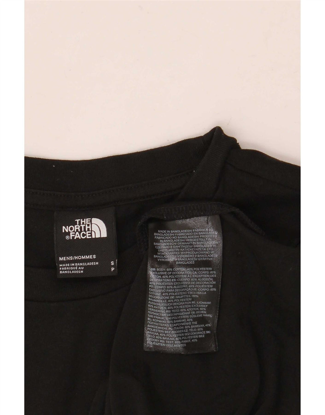 Ανδρικό T-Shirt North Face Top Small μαύρο βαμβακερό