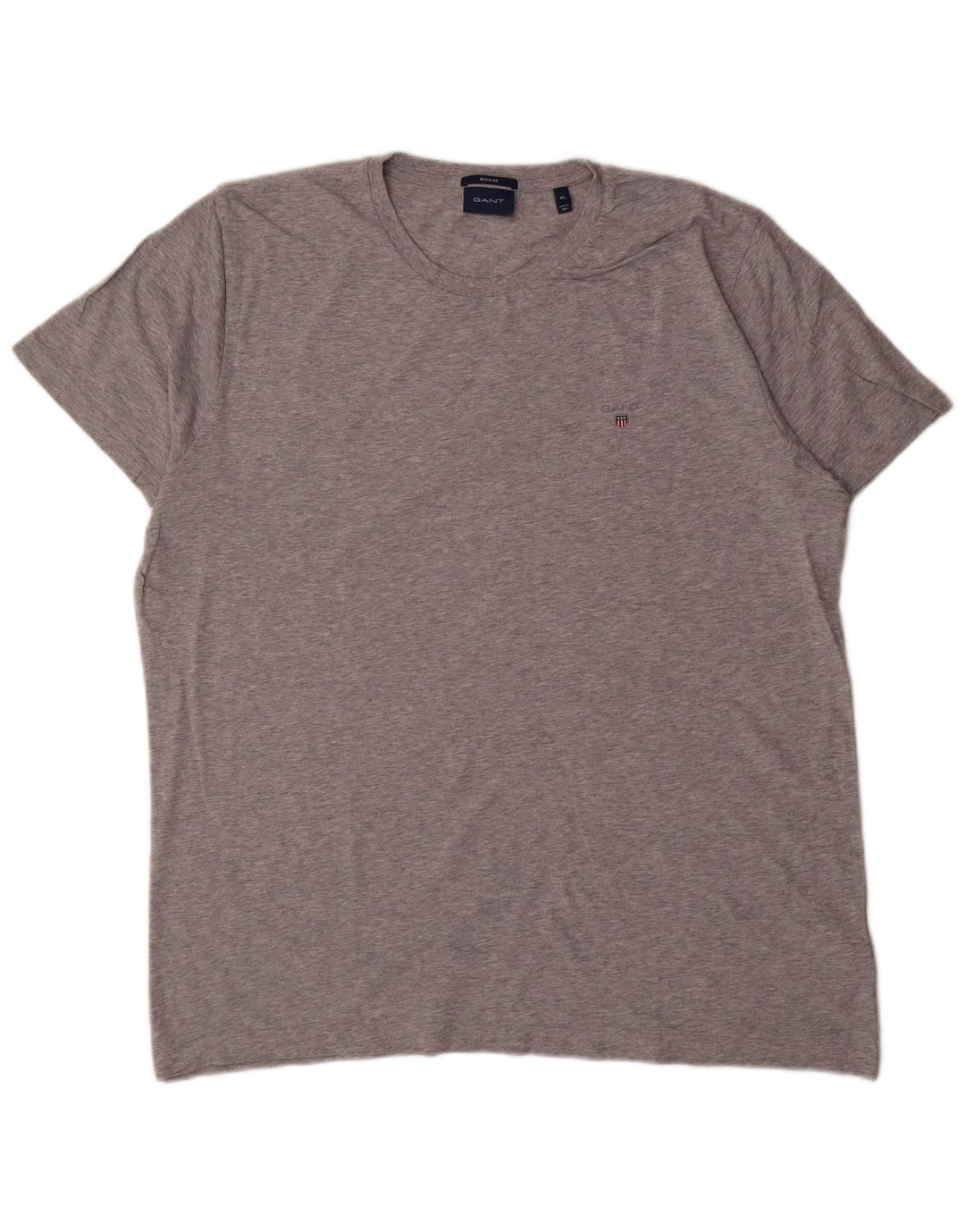 Ανδρικό μπλουζάκι GANT Regular Fit Top XL Γκρι βαμβακερό