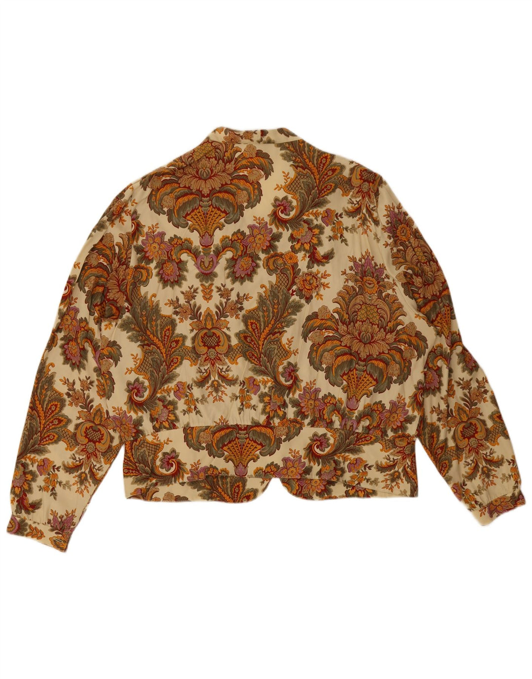 Lorena Γυναικείο Πουκάμισο Μπλούζα IT 54 2XL Beige Paisley