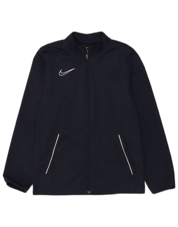 Μπουφάν Nike Boys Dri Fit αθλητική φόρμα 12-13 ετών Μεγάλο Navy Blue