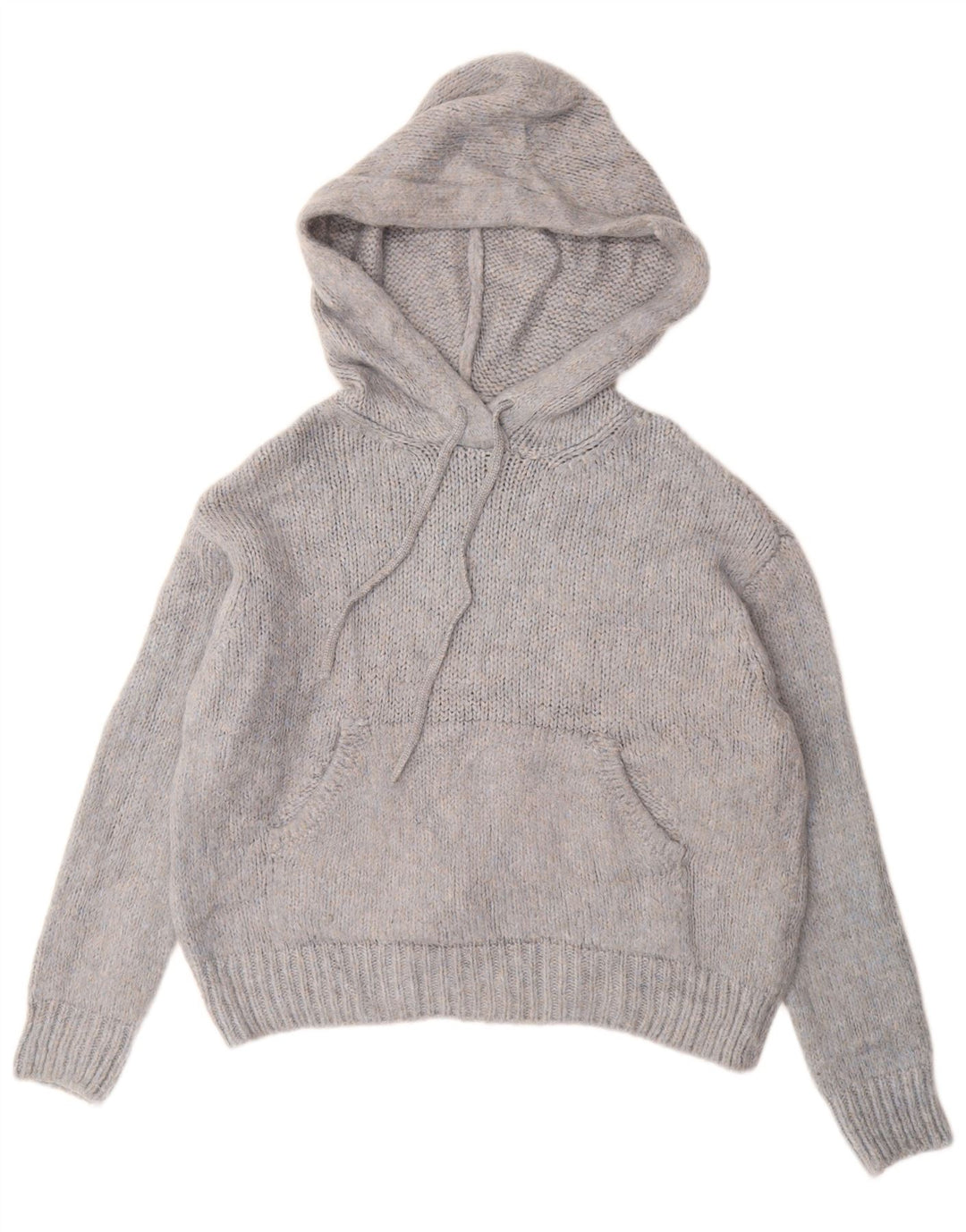 Γυναικείο πουλόβερ με κουκούλα ZARA UK 10 Small Blue Flecked