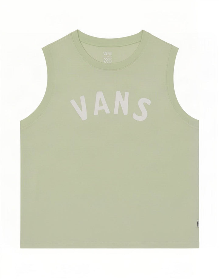 Vans Γυναικείο Γιλέκο Γραφικών Τοπ UK 12 Medium Green