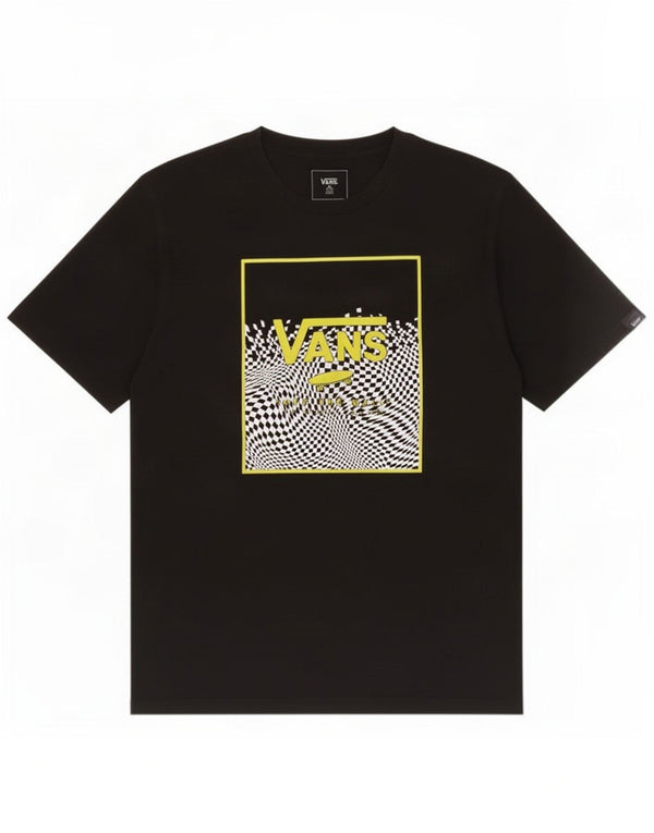 Vans Boys Classic Fit Graphic T-shirt Top 14-15 ετών XL Μαύρο βαμβακερό