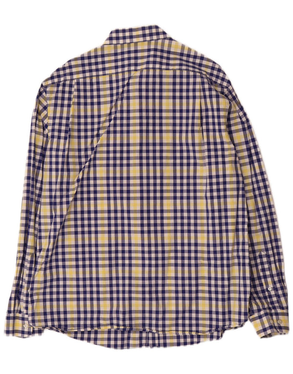 Ανδρικό πουκάμισο Tommy Hilfiger Slim Fit Size 17 1/2 XL Blue Check Cotton