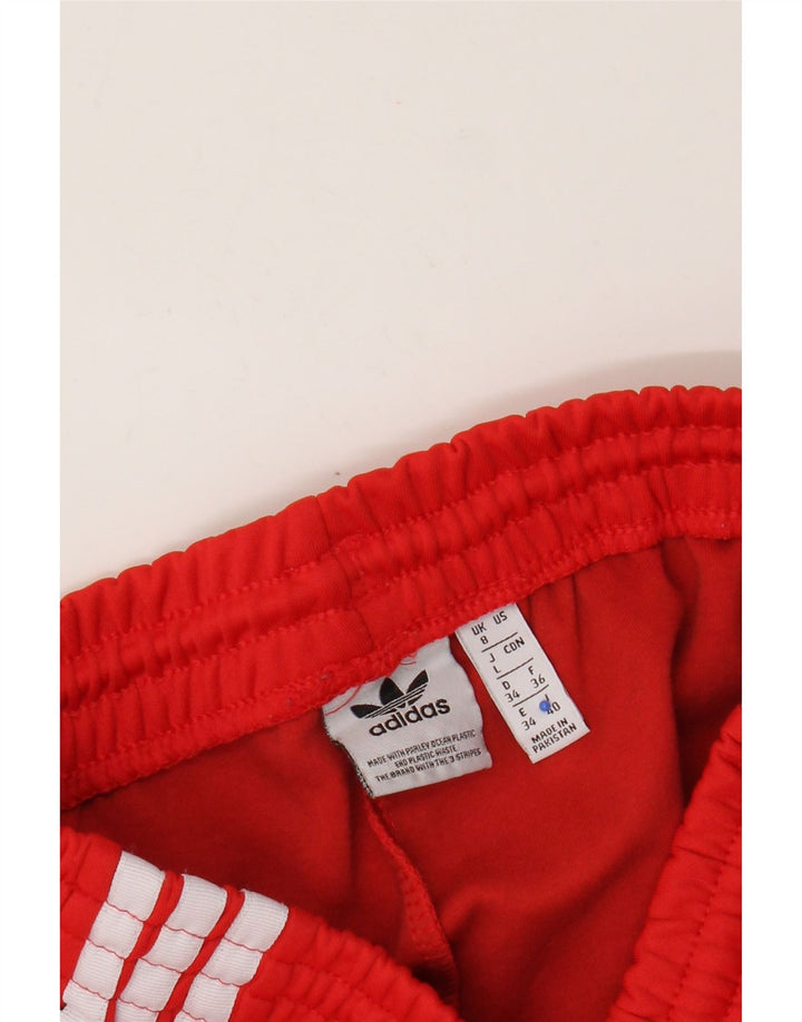 Adidas Γυναικεία φόρμα παντελόνι UK 8 Small Red
