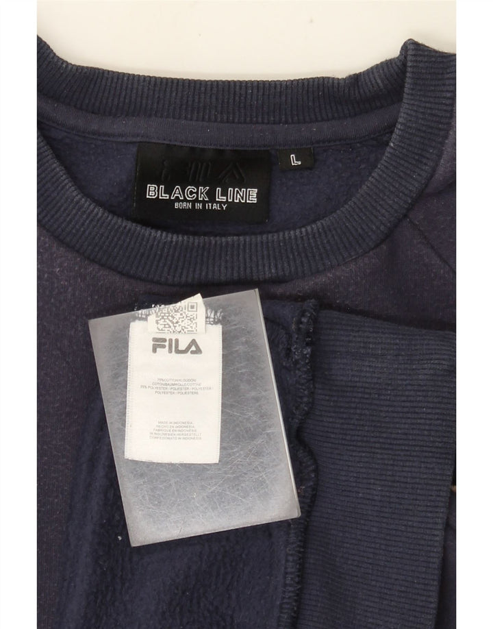 Ανδρικό φούτερ Fila Jumper Μεγάλο Μπλε Βαμβακερό