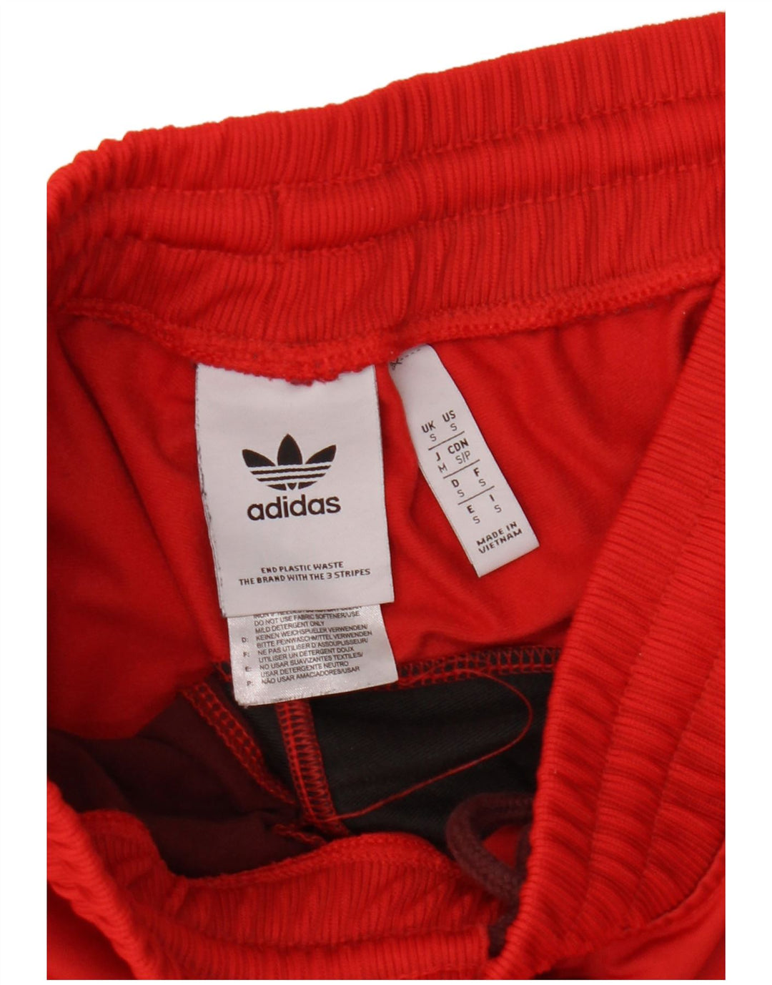 Ανδρική αθλητική φόρμα Adidas Παντελόνι Small Red Colourblock Polyester