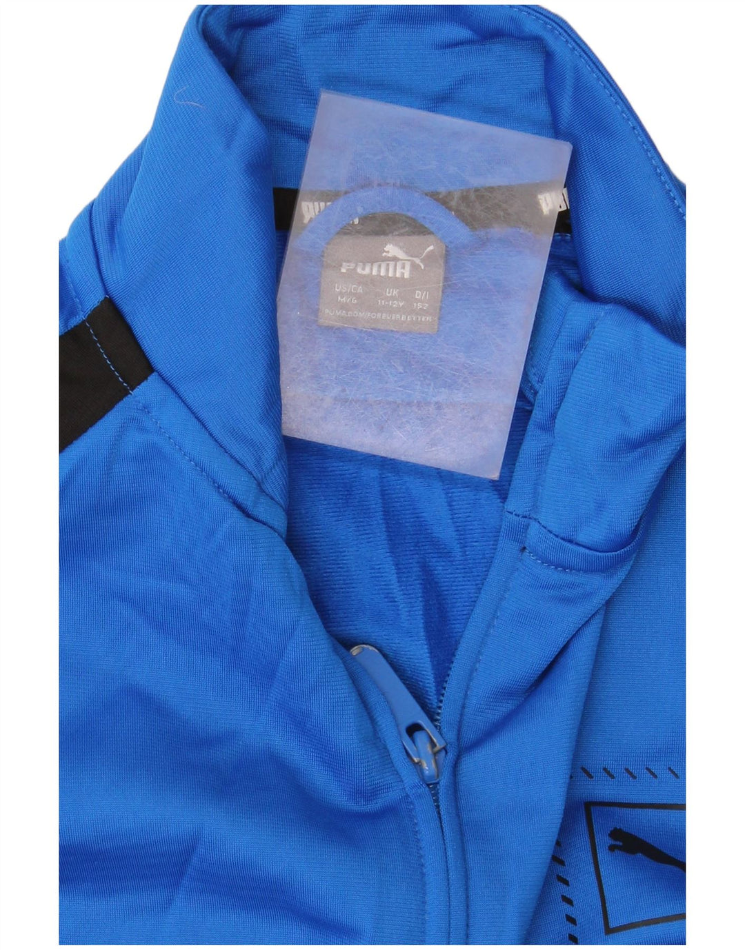 Γραφική φόρμα PUMA Boys Top Jacket 11-12 Years Blue Colourblock