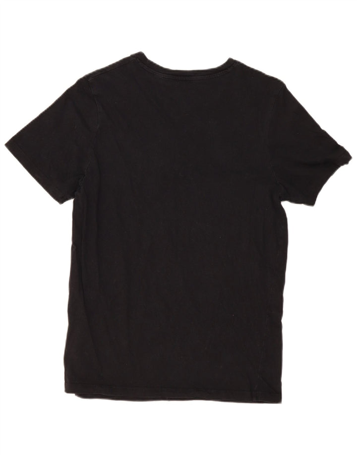 Jack & Jones Ανδρικό γραφικό T-Shirt Top Μεσαίο μαύρο βαμβακερό