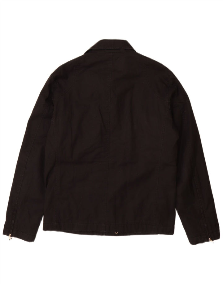 Ανδρικό τζάκετ ZARA Utility UK 38 Μεσαίο Μαύρο Βαμβακερό