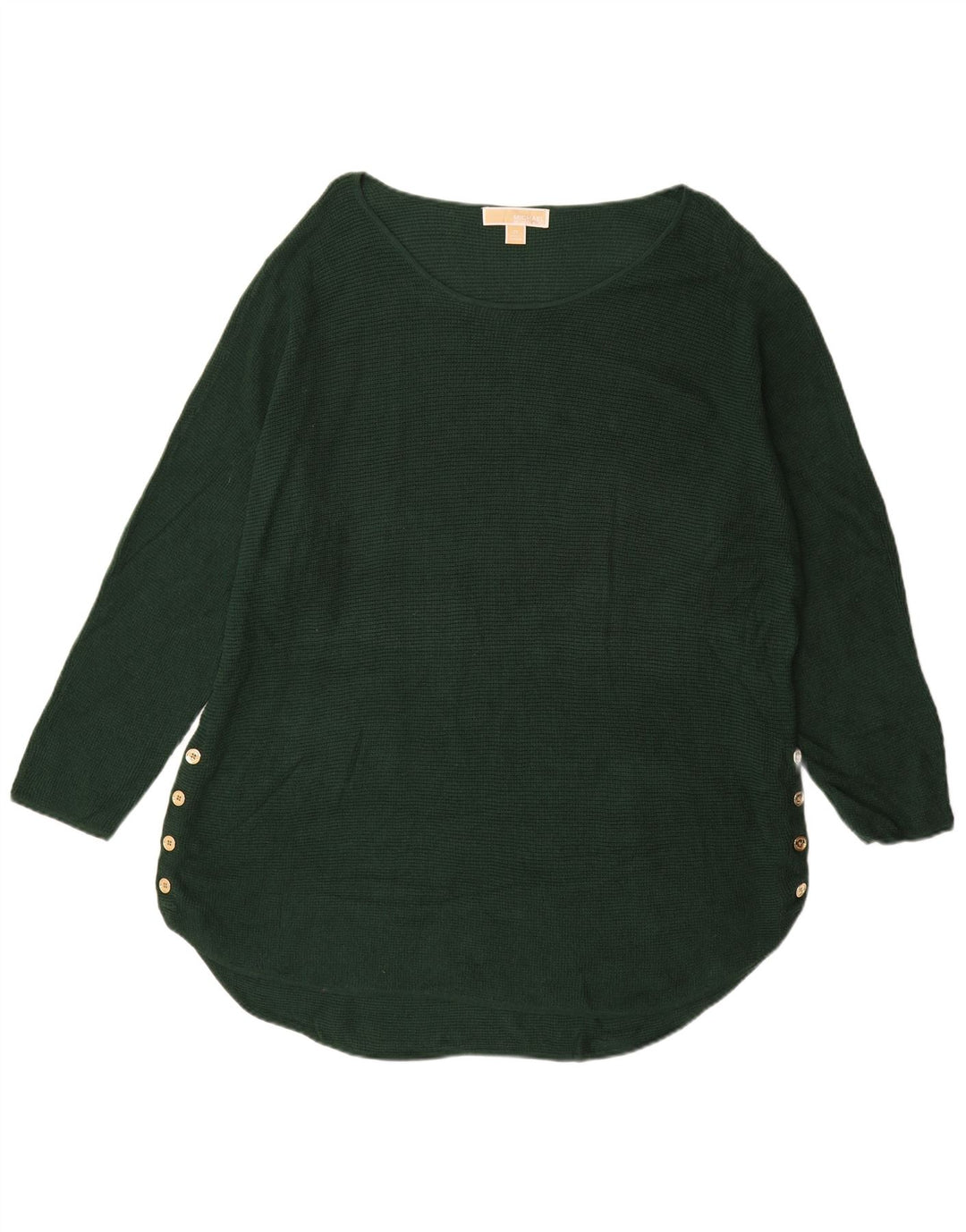 MICHAEL KORS Γυναικείο Longline Boat Neck Jumper UK 20 2XL Green