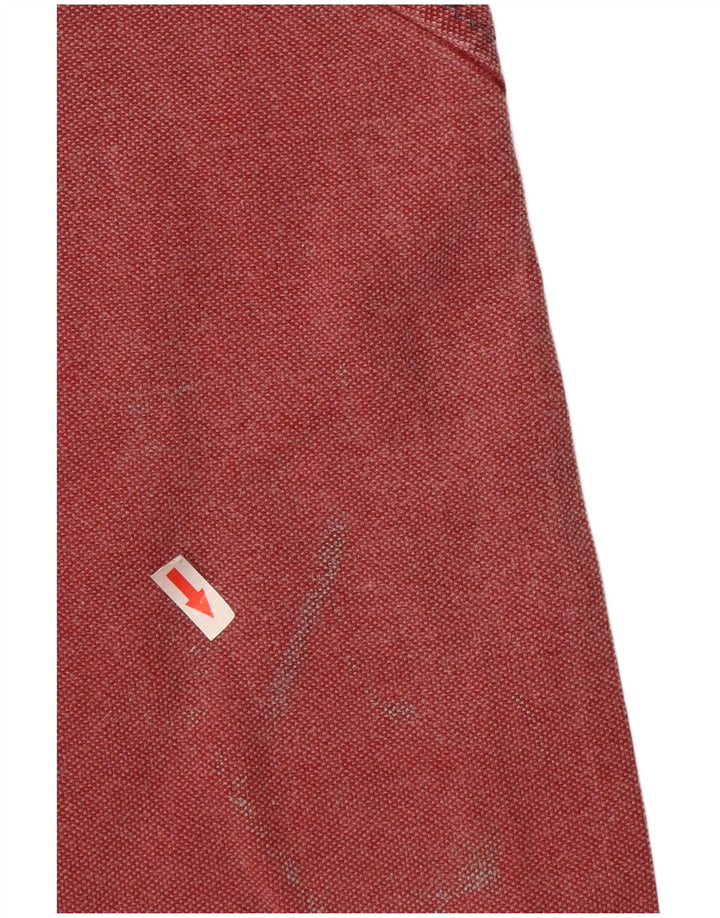 FAT FACE Ανδρικό γραφικό φούτερ με φερμουάρ, μεσαίο κόκκινο βαμβακερό