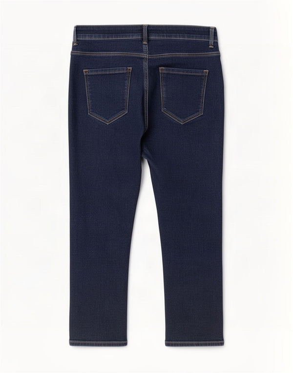 Marks & Spencer Womens The Carrie Cropped Jeans UK 18 XL W40 L21 Blue