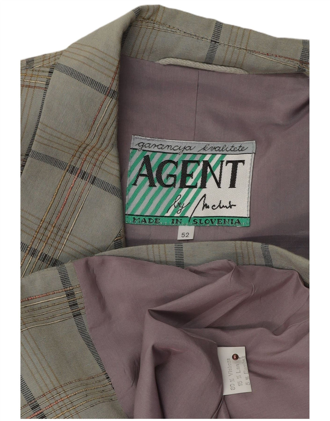 VINTAGE Ανδρικό σακάκι σακάκι με 2 κουμπιά IT 52 XL γκρι βισκόζη