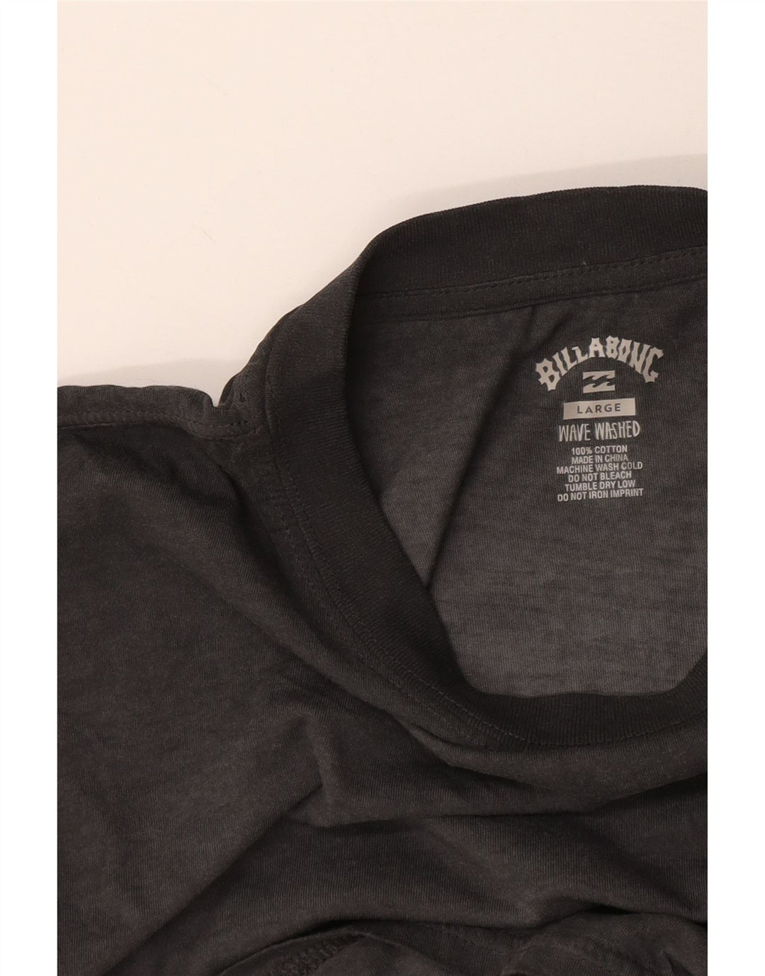 Ανδρικό γραφικό T-Shirt Billabong Top μεγάλο γκρι βαμβακερό