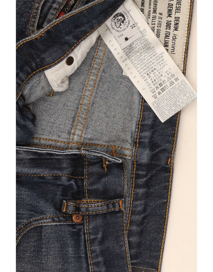 Diesel Mens Slim Jeans W32 L30 Navy Blue Lyocell