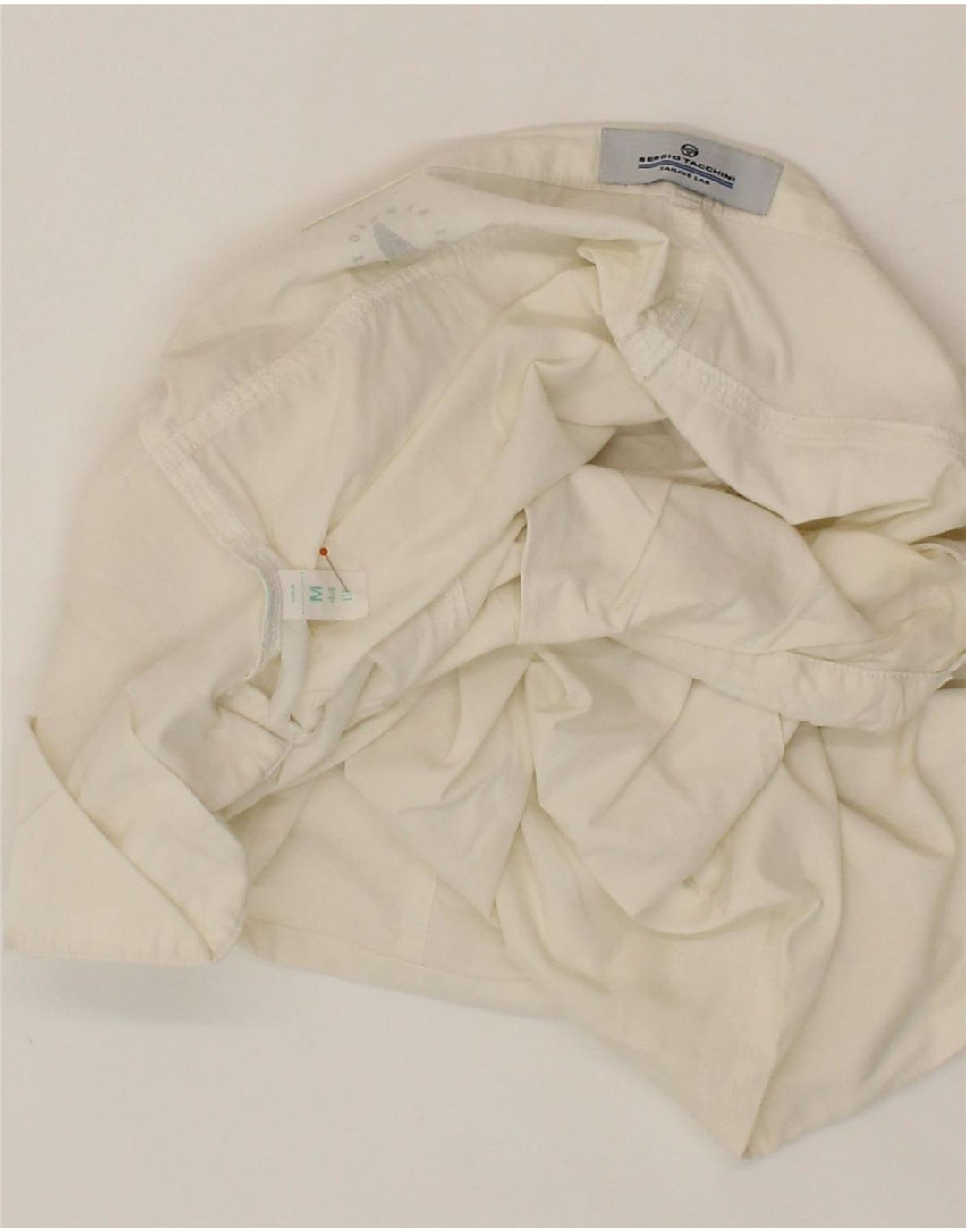 SERGIO TACCHINI Womens Bermuda Shorts Medium W30 White Vintage Sergio Tacchini and Second-Hand Sergio Tacchini from Messina Hembry 