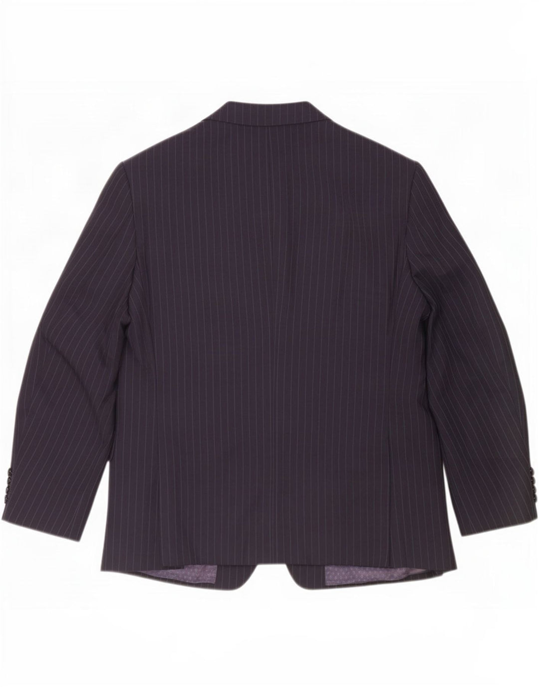 Marks & Spencer Ανδρικό μπλέιζερ με 2 κουμπιά μπουφάν UK 42 Large Navy Blue Pinstripe