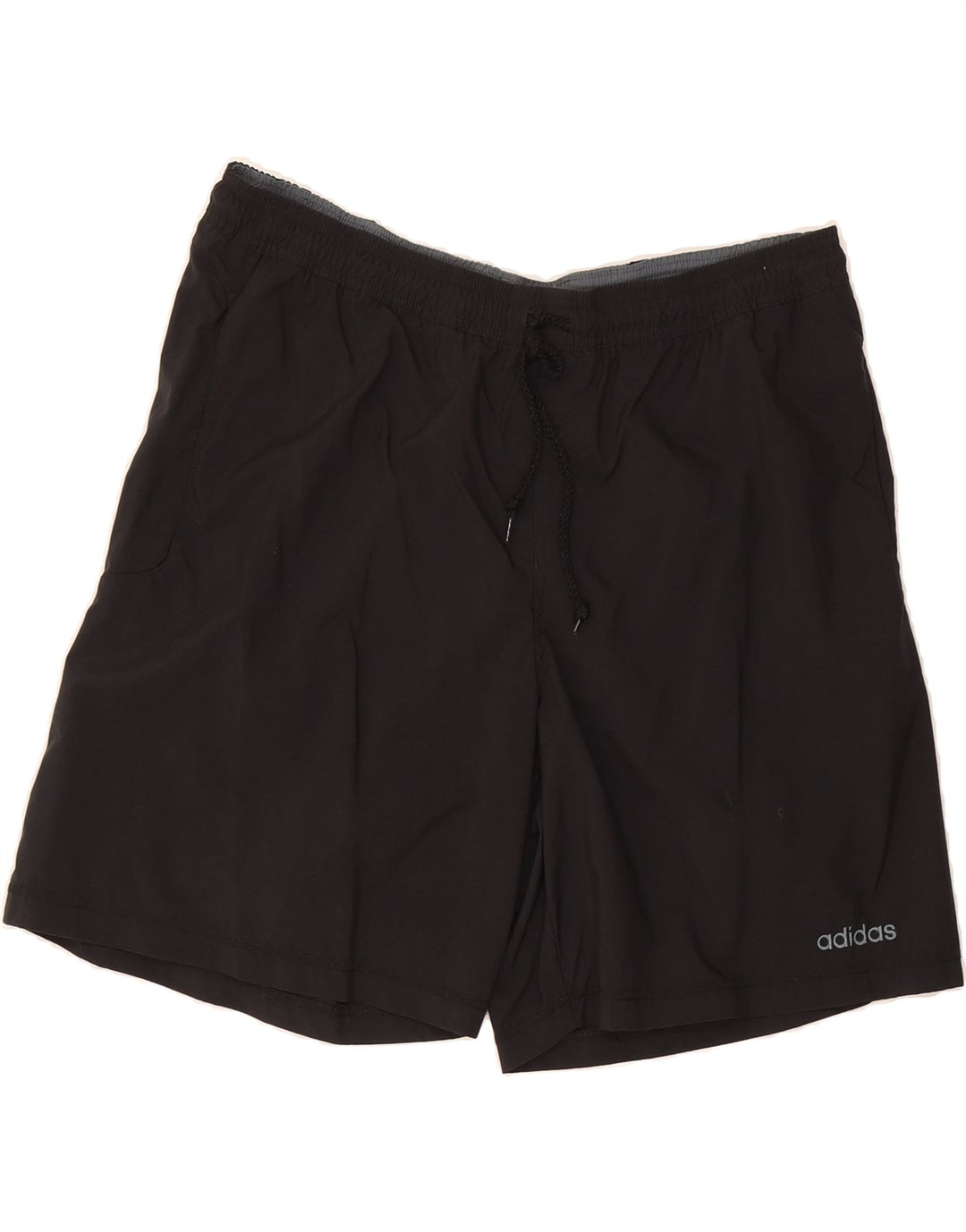 ADIDAS Mens Sport Shorts XL Black Nylon Vintage Adidas and Second-Hand Adidas from Messina Hembry 