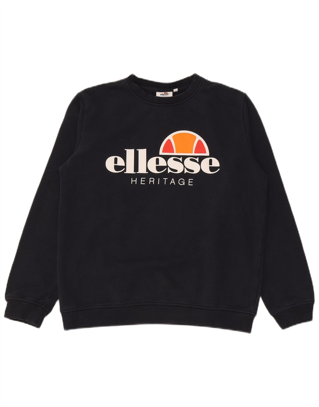 Ellesse Boys Heritage Graphic Sweatshirt Jumper 13-14 Years Navy Blue