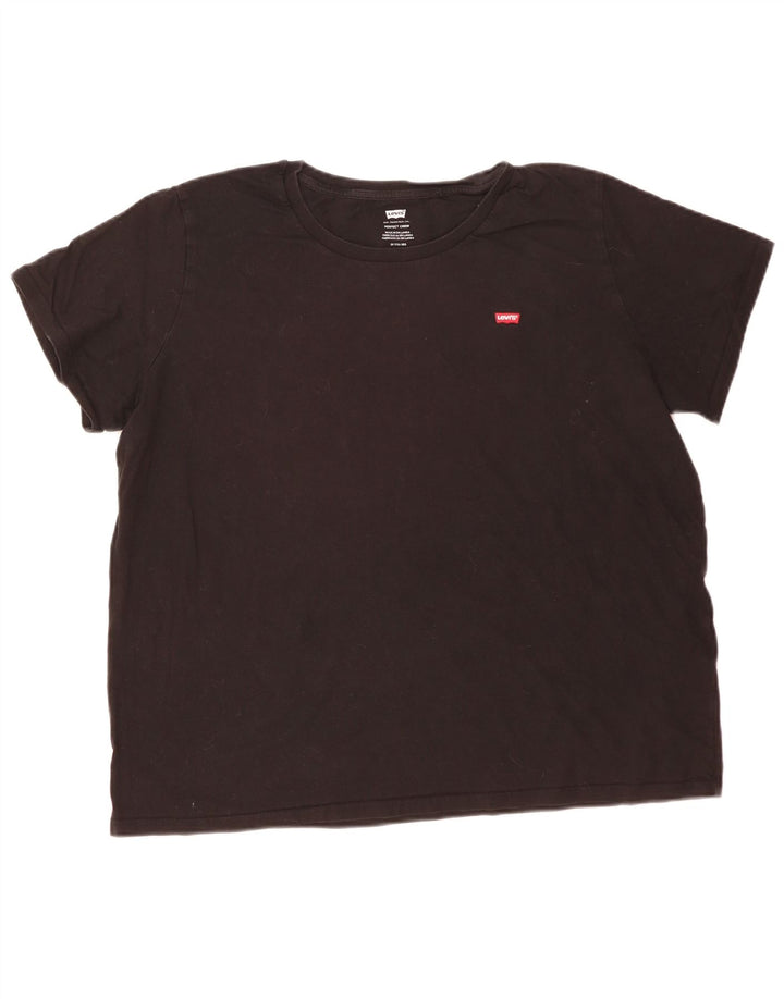 Ανδρικό T-Shirt Levi's Top 2XL Μαύρο βαμβακερό