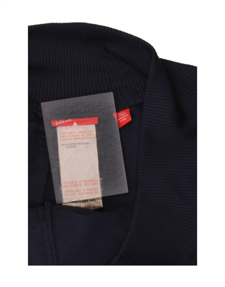 Γυναικεία φόρμα PUMA Παντελόνι UK 12 Medium Navy Blue Polyester