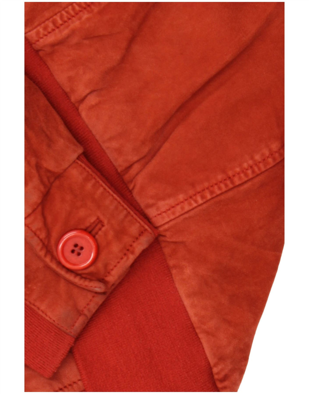 OTTO KERN Ανδρικό Suede Bomber Jacket IT 56 3XL Κόκκινο Δερμάτινο