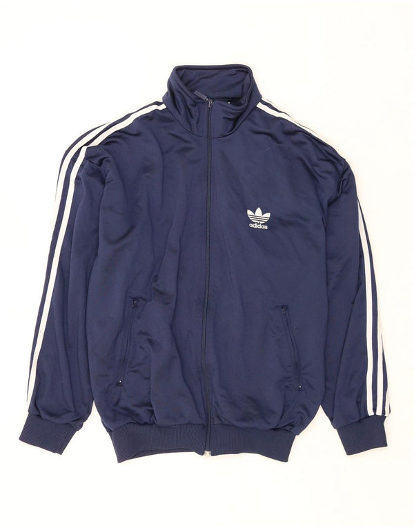 Ανδρική φόρμα γυμναστικής ADIDAS Top Jacket UK 34/36 Small Navy Blue