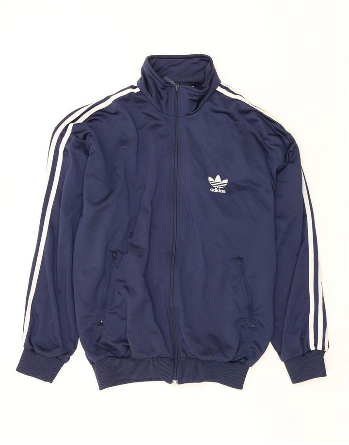 Ανδρική φόρμα γυμναστικής ADIDAS Top Jacket UK 34/36 Small Navy Blue