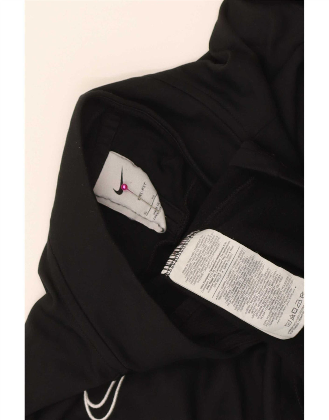 Ανδρική φόρμα Nike Dri Fit με φερμουάρ πουλόβερ με φόρμα Top XL Black Colourblock