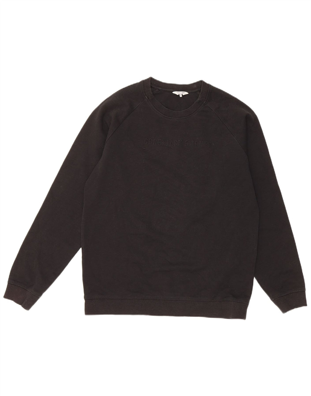 Jack & Jones Ανδρικό Φούτερ Jumper Μεγάλο Μαύρο Πολυεστέρα