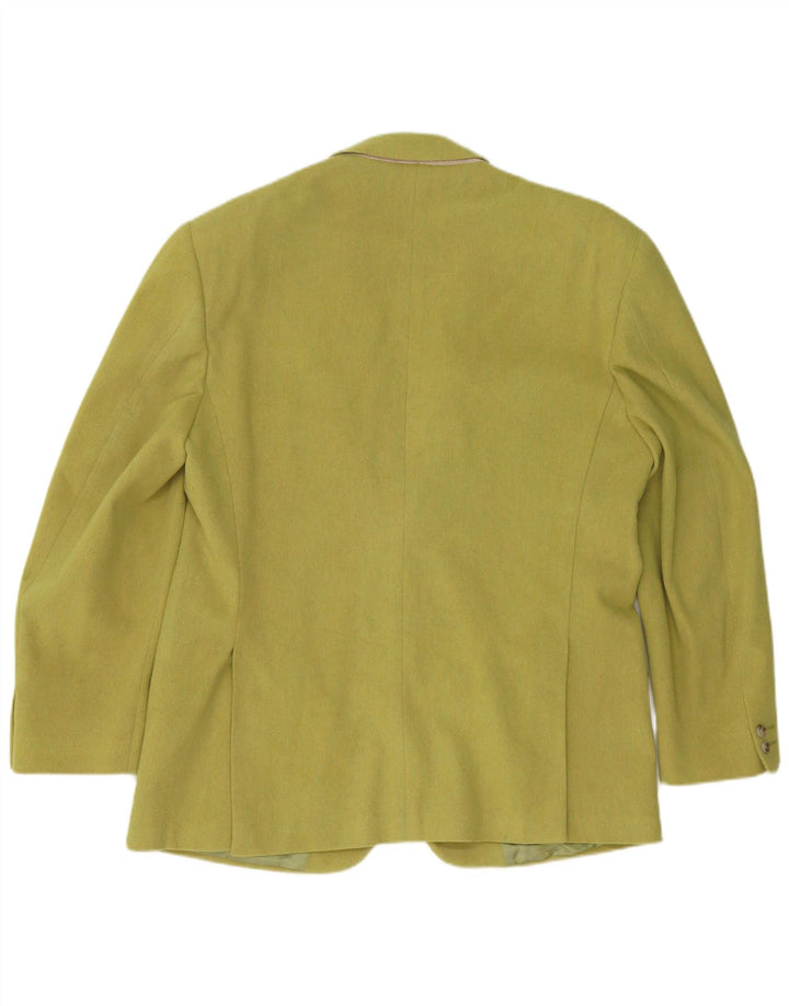 Trussardi Ανδρικό σακάκι σακάκι 2 κουμπιών IT 52 XL πράσινο μαλλί
