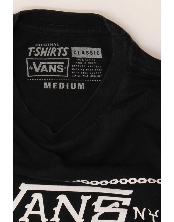 Ανδρικό T-Shirt Vans Classic Fit Top Μεσαίο μαύρο βαμβακερό