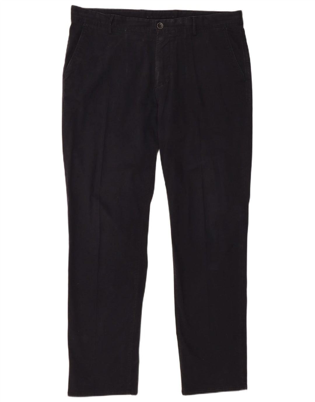 MASSIMO DUTTI Ανδρικό παντελόνι Chino με κανονική εφαρμογή EU 44 Large W34 L31 Μαύρο