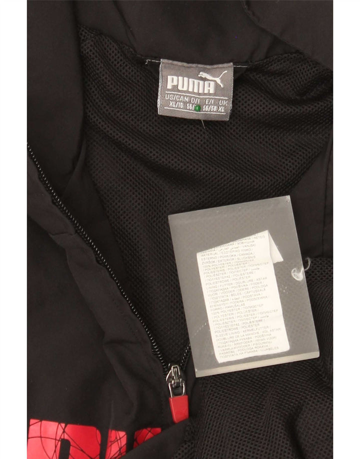 Ανδρική αθλητική φόρμα γραφικών Puma Top Jacket XL Μαύρο πολυεστέρα