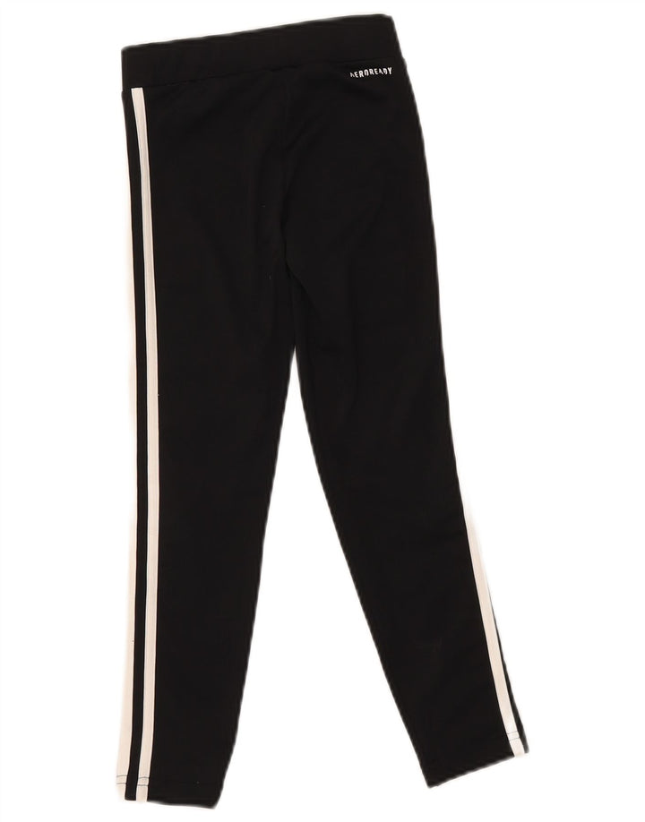 Adidas Girls Aeroready κολάν 7-8 ετών μαύρο πολυεστέρα