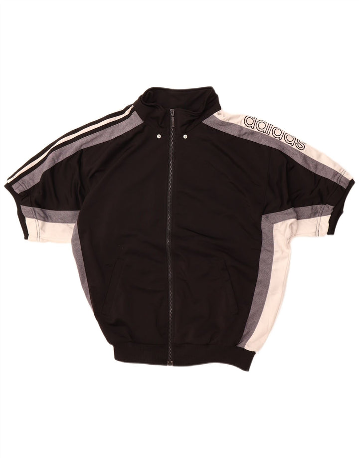 Ανδρική φόρμα γυμναστικής Adidas Top Jacket UK 38/40 Medium Black Polyester