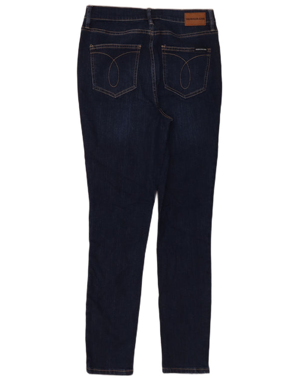 Calvin Klein Γυναικεία Skinny Jeans US 6 Medium W29 L29 Navy Blue Cotton
