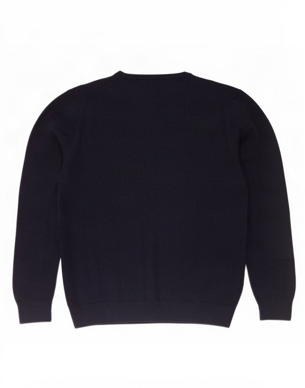 Ανδρικό πουλόβερ Lacoste Crew Neck Jumper Size 5 Large Navy Blue