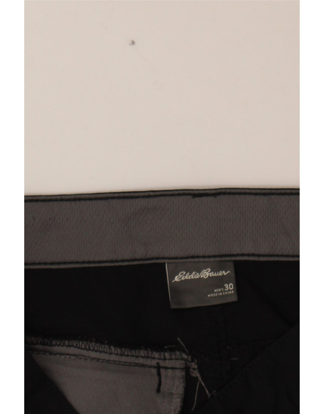 EDDIE BAUER Mens Cargo Shorts W30 Medium Black Polyester Vintage Eddie Bauer and Second-Hand Eddie Bauer from Messina Hembry 