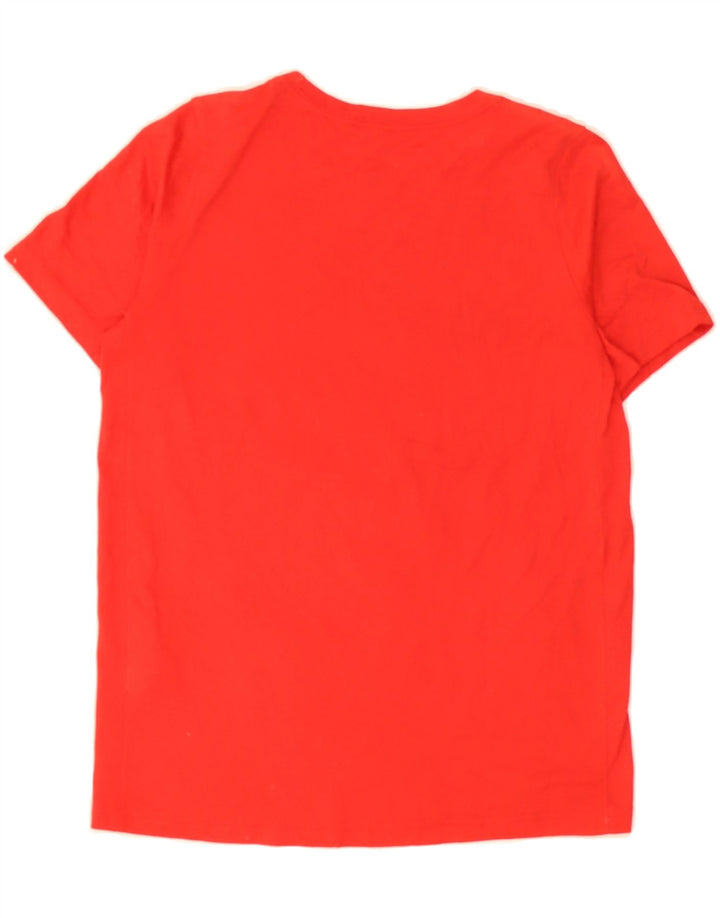 NIKE Boys Dri Fit Graphic T-Shirt Top 10-11 Years Medium Red Polyester Vintage Nike and Second-Hand Nike from Messina Hembry 