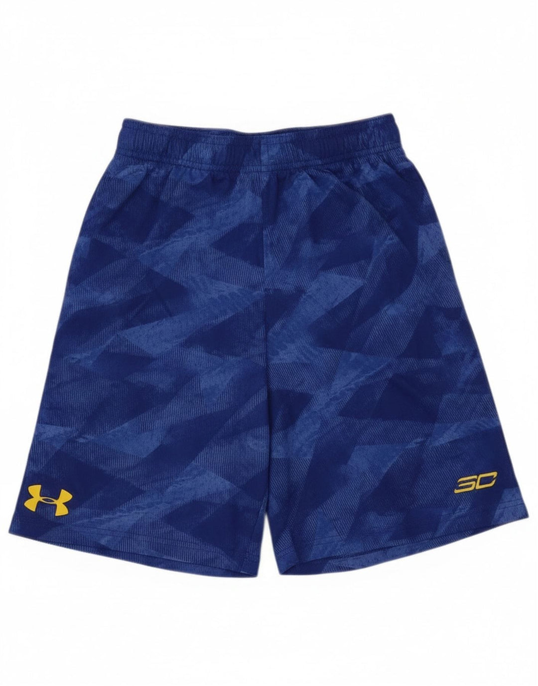 Under Armour Αγόρια Αθλητικά Σορτς 9-10 ετών Μεσαία Γεωμετρική Μπλε