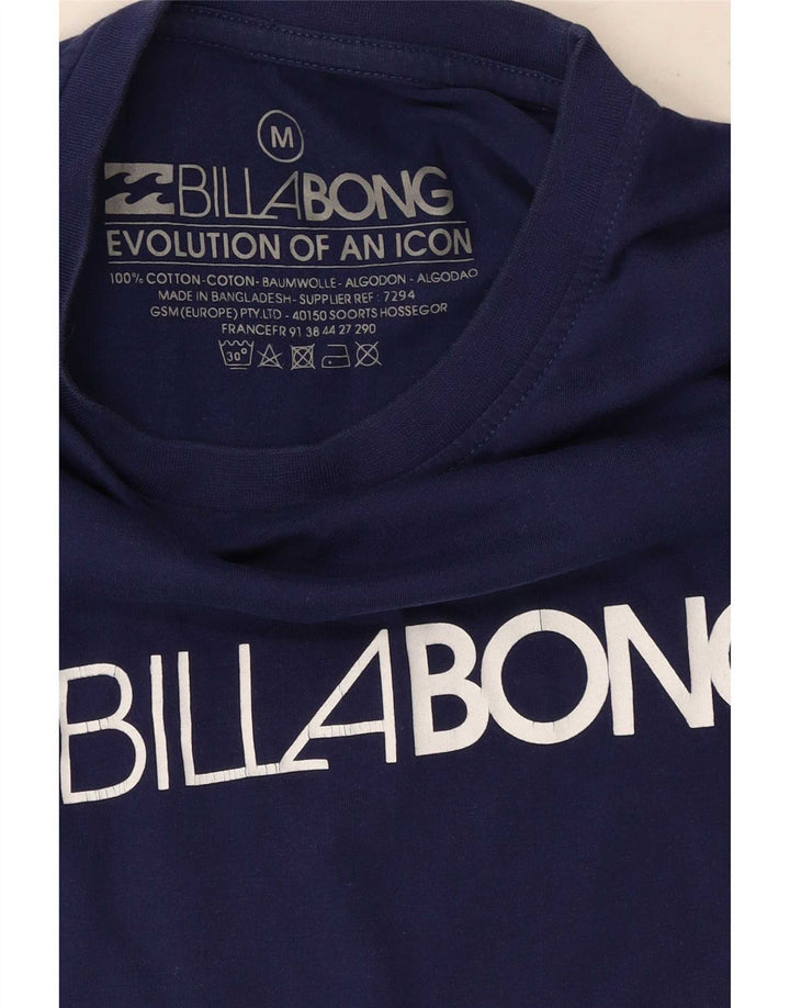 Ανδρικό γραφικό T-Shirt Billabong Top από μεσαίο μπλε ναυτικό βαμβακερό