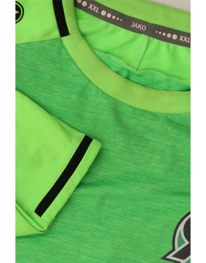 Ανδρικό γραφικό T-Shirt Jako Top 2XL Πράσινο Colourblock Πολυεστέρας