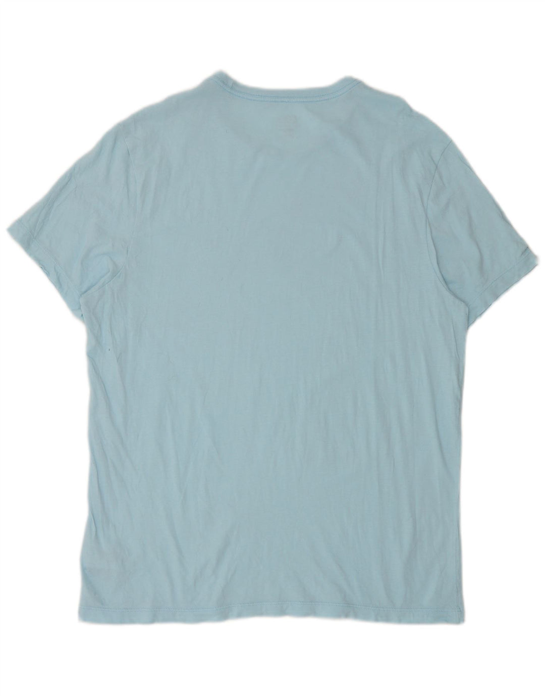 J. Crew Ανδρικό T-Shirt Top μεγάλο μπλε βαμβακερό