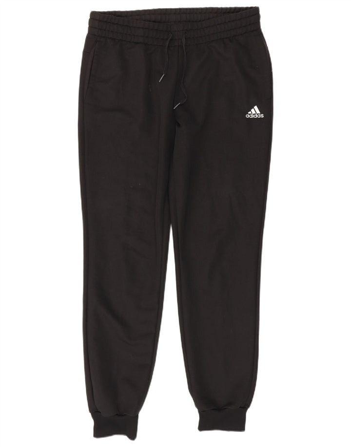 Γυναικεία αθλητική φόρμα Adidas Παντελόνι Joggers UK 12/14 Μεσαίο μαύρο πολυεστέρα