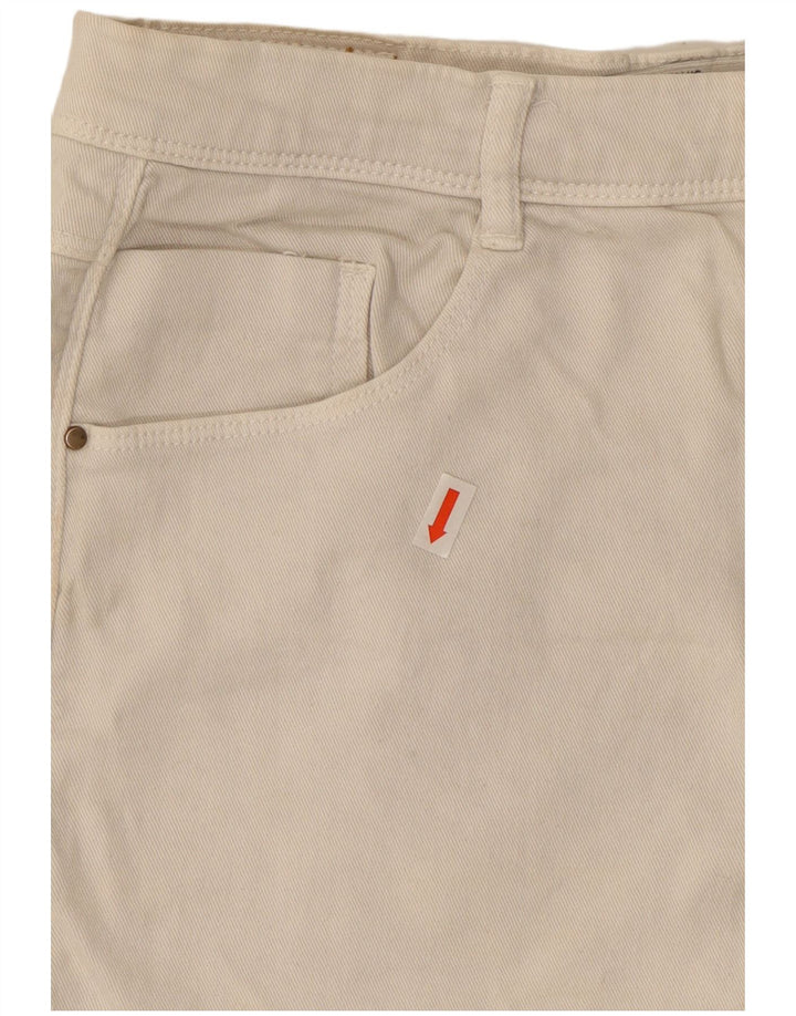 Zara Γυναικείο τζιν σορτς Trafaluc EU 38 Small W28 Λευκό