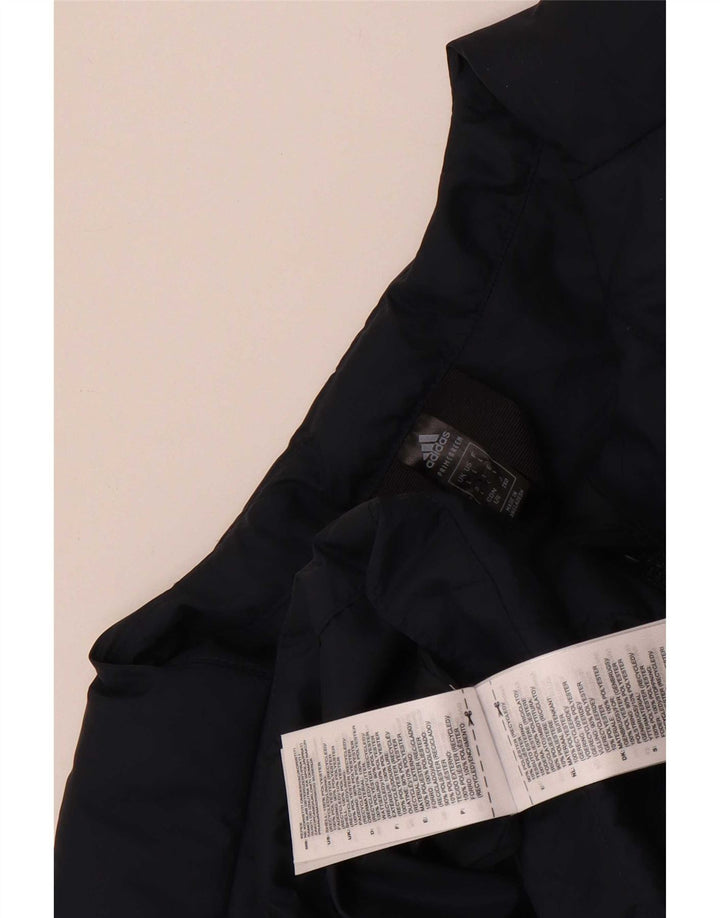 Adidas Ανδρικό μπουφάν UK 40 Large Navy Blue Polyester